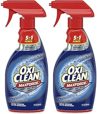 Détachant pour lessive 5 en 1 OxiClean Max Force, 12 oz - Lot de 2