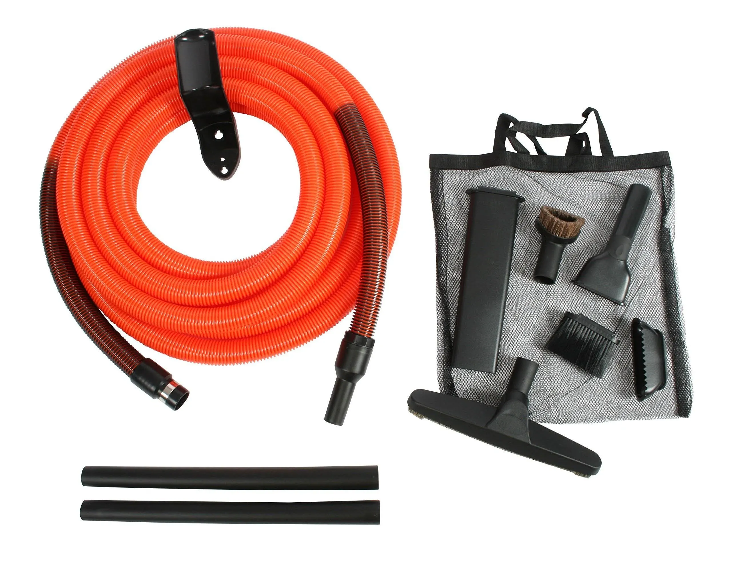 Garage Attachment Kit 30 ft. Hose Central Vacuums Upholstery Tool Edge Cleaner