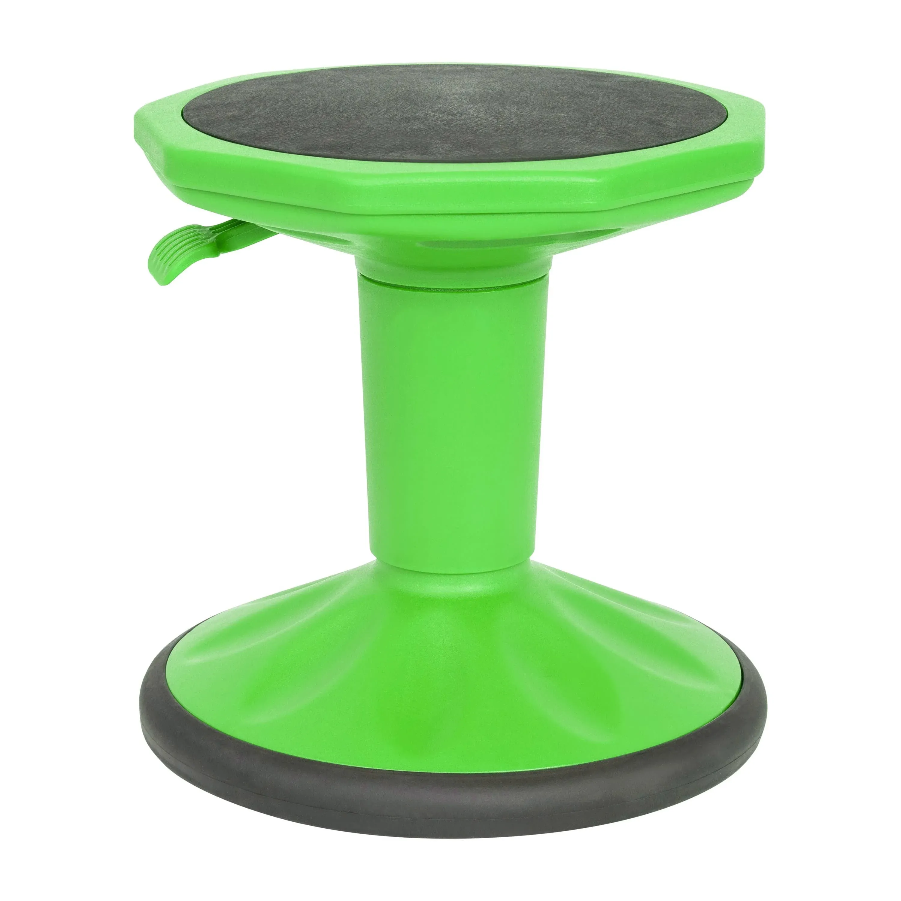 Flash Furniture Carter Adjustable Height Kids Flexible Active Stool with Non-Skid Bottom - Green