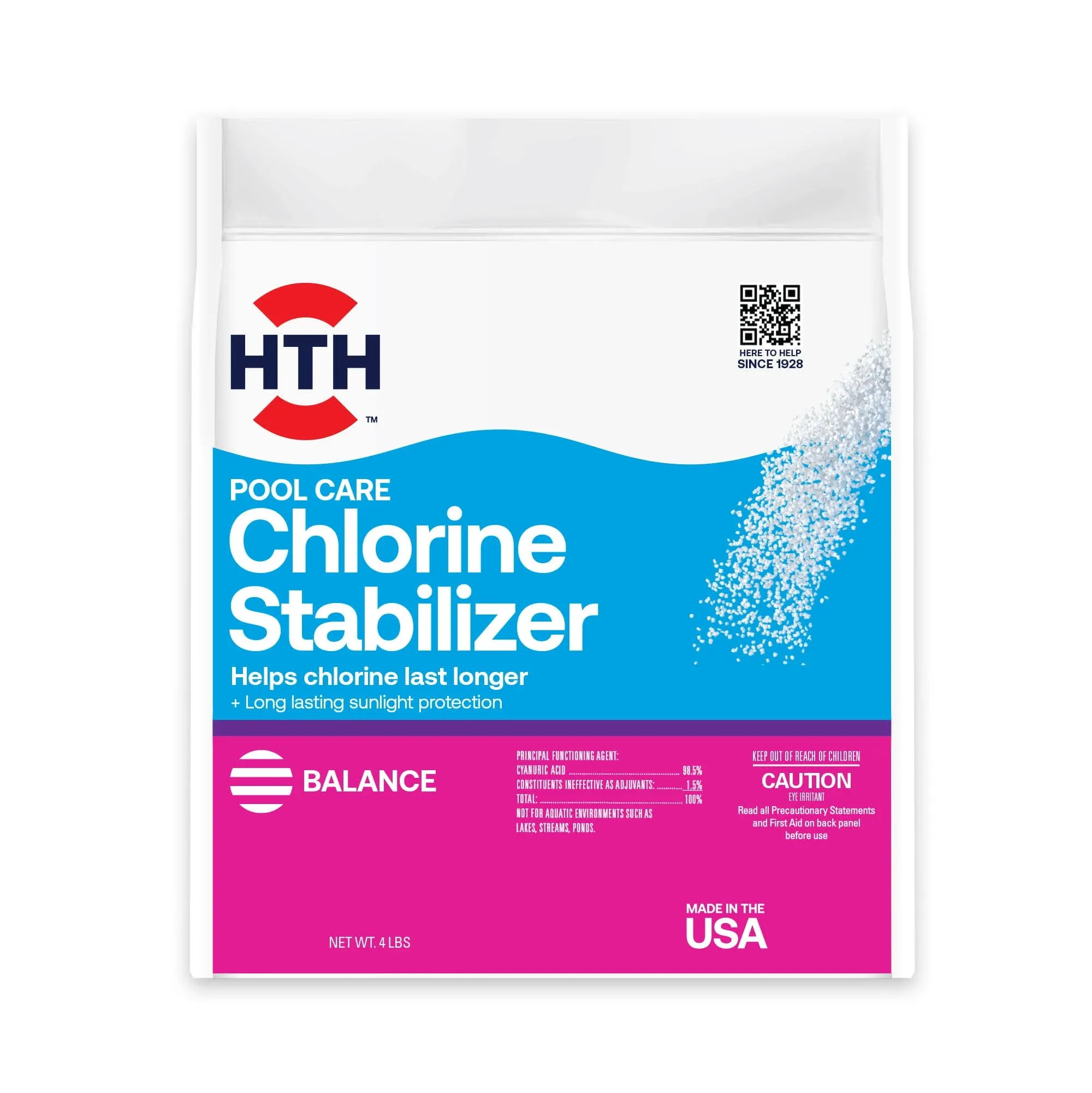 Hth 4 lb. Pool Care Chlorine Stabilizer