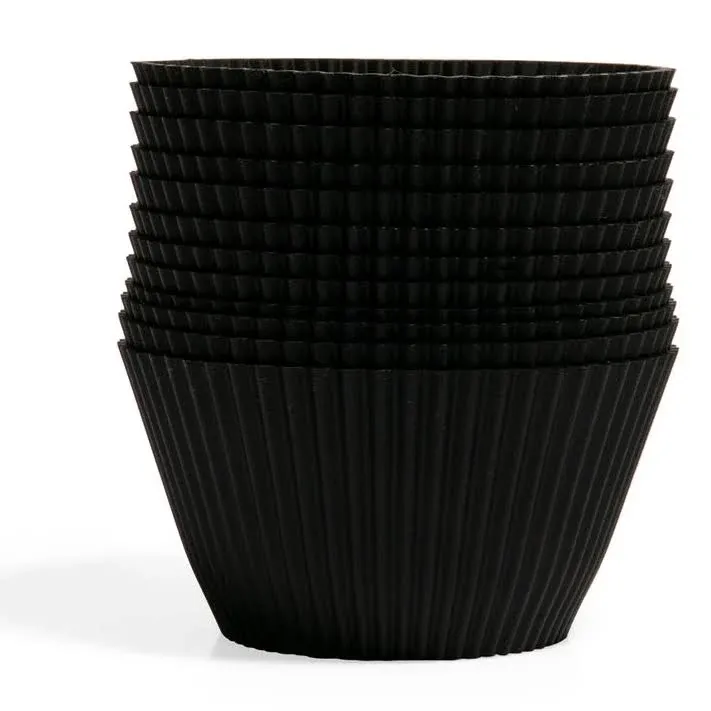 Silicone Baking Cups | Matte Black | Jumbo