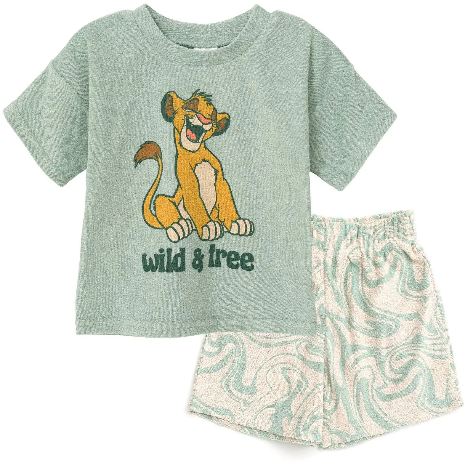 Disney Lion King Simba T-Shirt and Shorts Outfit Set | imagikids Baby and Kids ...