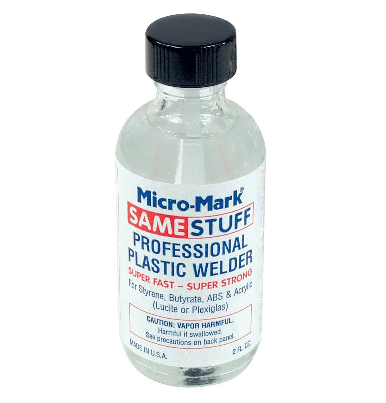 Micro-Mark SAME-STUFF plastic welder Refill, 2 Fl. Oz.