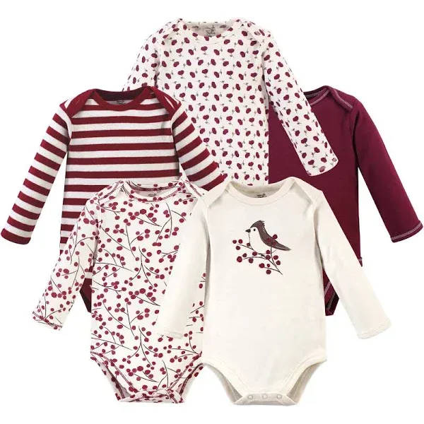 Touched by Nature Unisex-Baby Organic Cotton Long-Sleeve Bodysuits