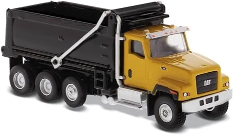 Cat Caterpillar CT681 Dump Truck Yellow and Black High Line Series 1/87 (HO ...