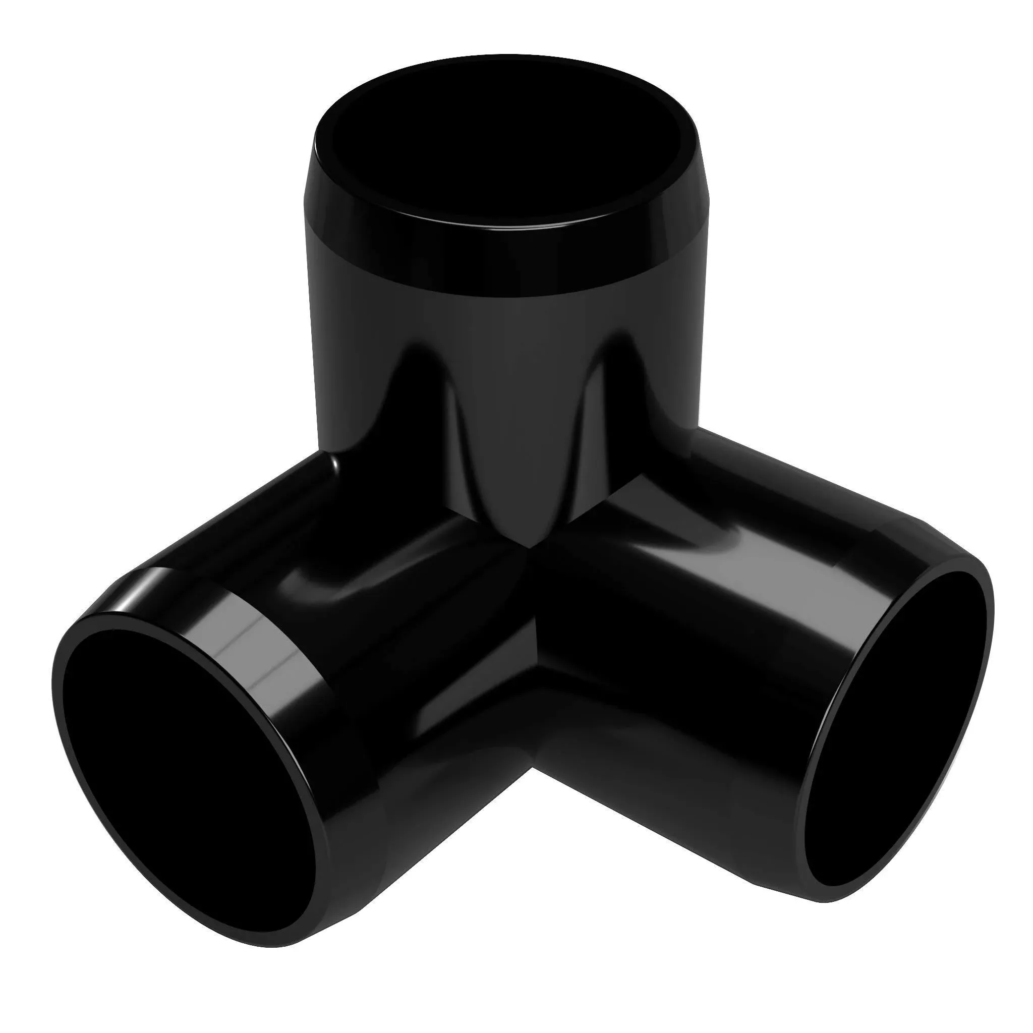 Formufit 1/2 inch 3-Way Elbow Furniture Grade PVC Fitting