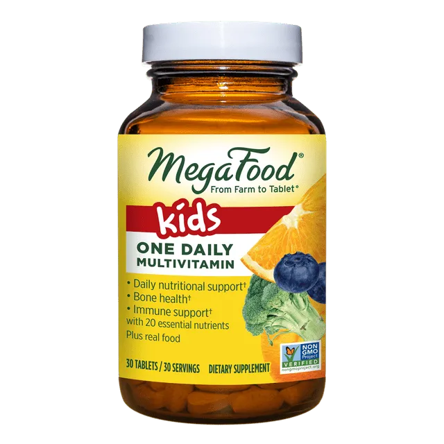 MegaFood Kids' One Daily Mini Multivitamin Tablets