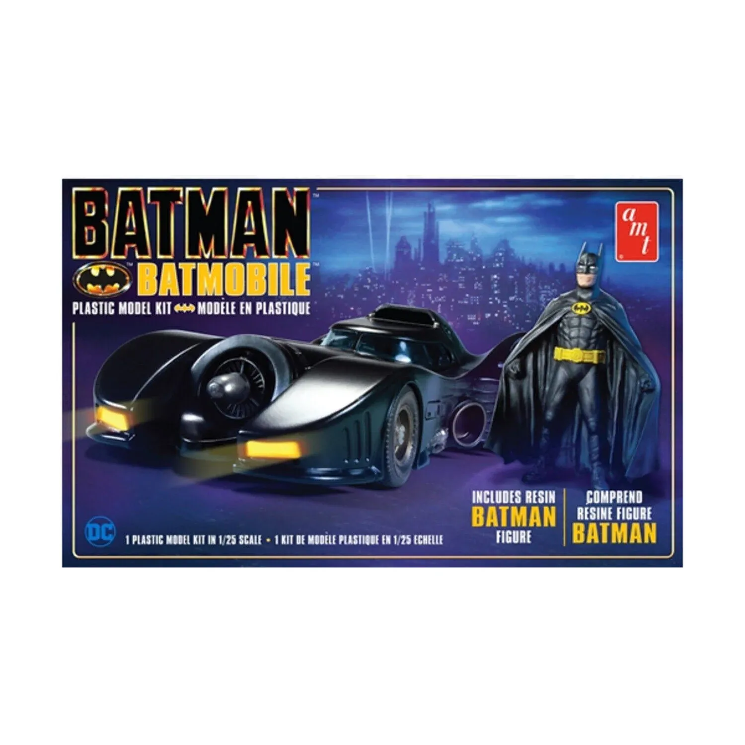 amt Batman Batmobile plastic model kit, 1/25 scale, includes figure, NIP