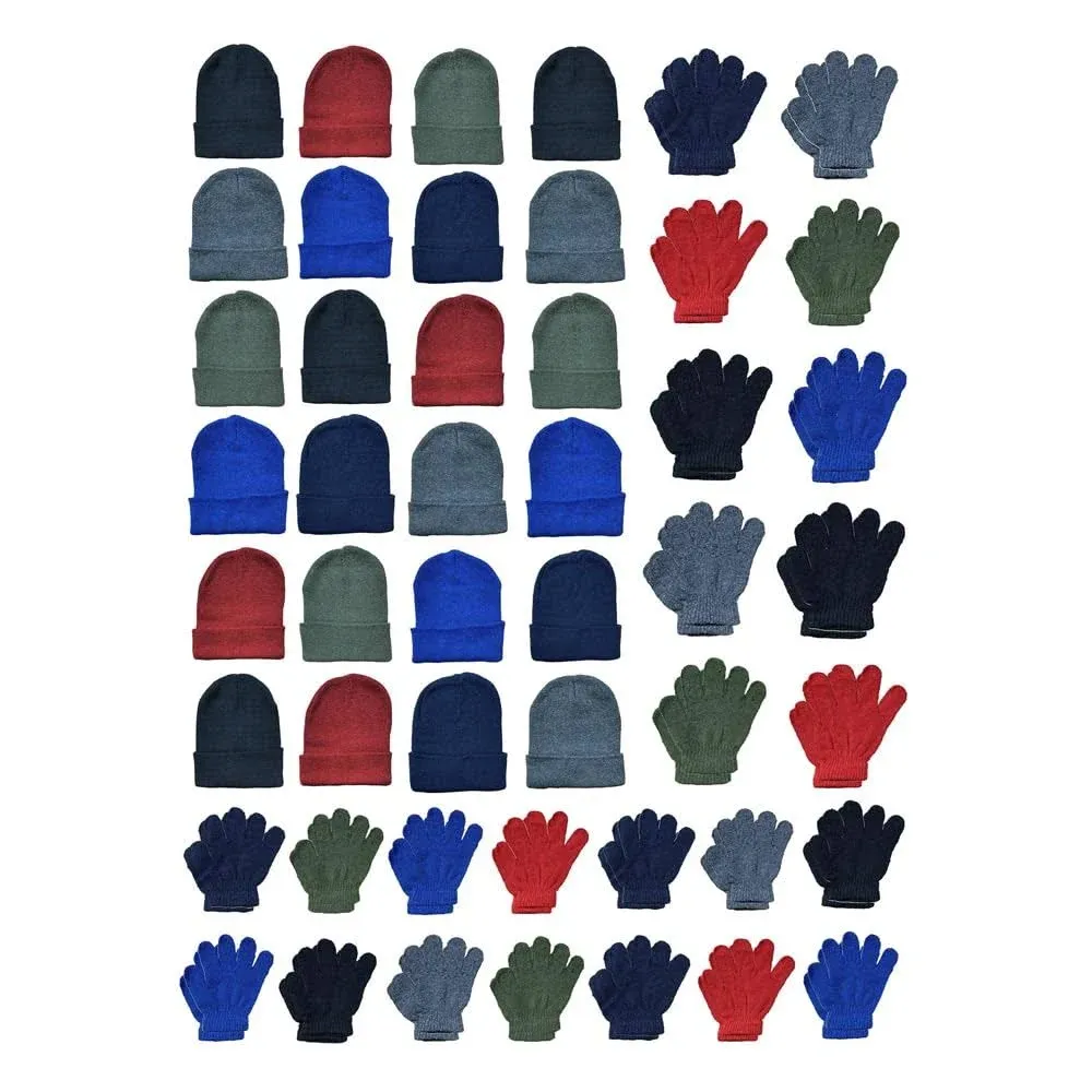 Yacht & Smith Kids Beanie and Glove Kit