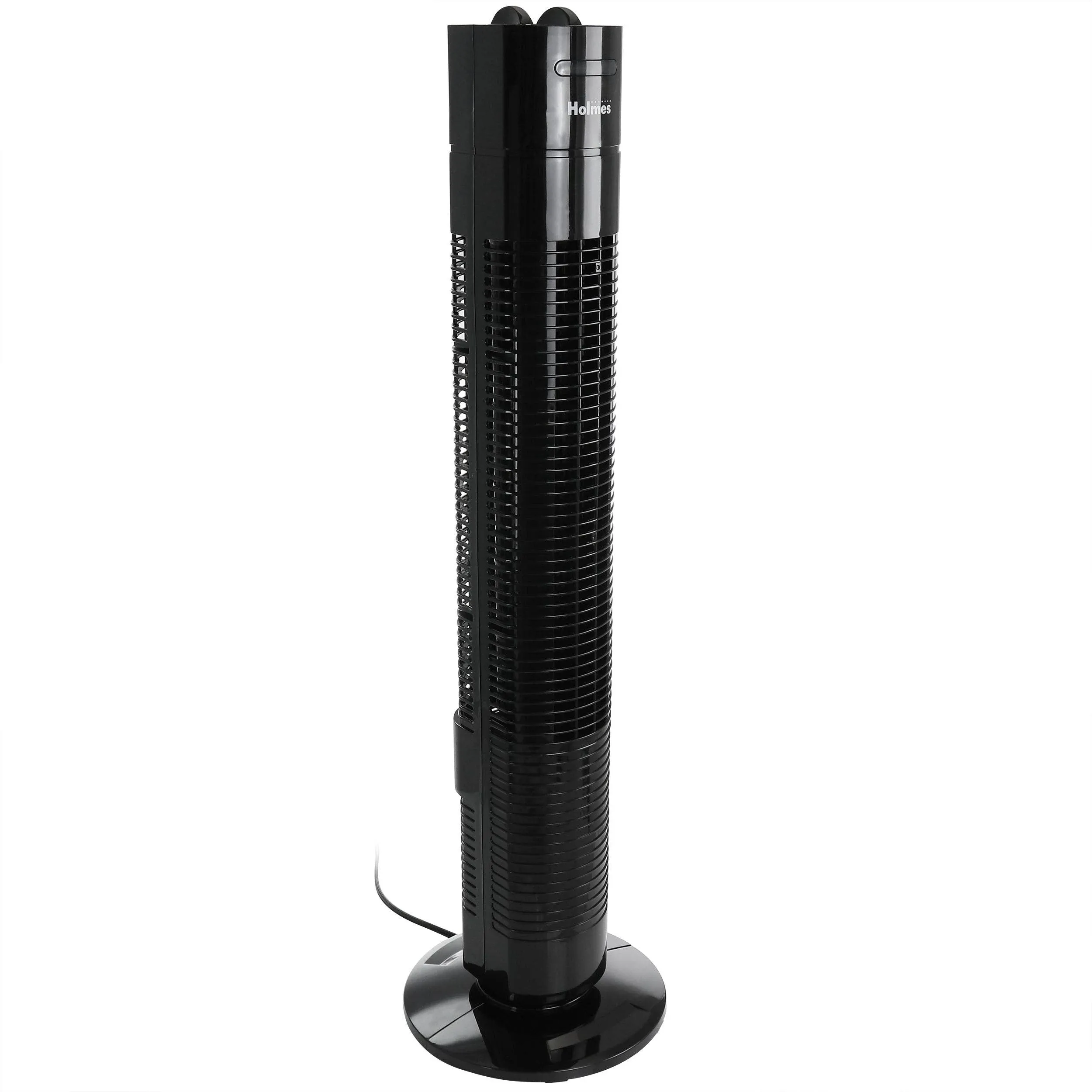 Holmes 2143933 Oscillating 3-Speed Tower Fan-BLK