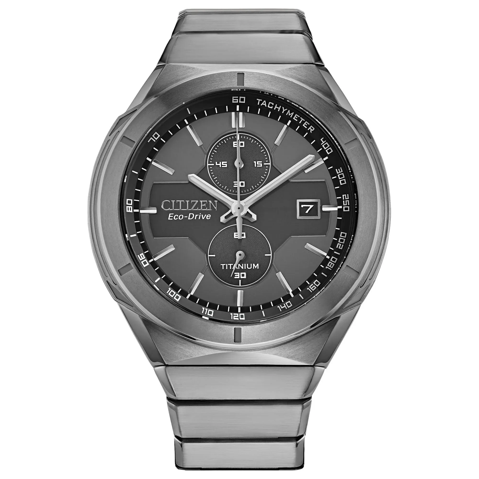 Citizen Super Titanium Armor CA7050-57H 44mm Gray Titanium Case with Gray...