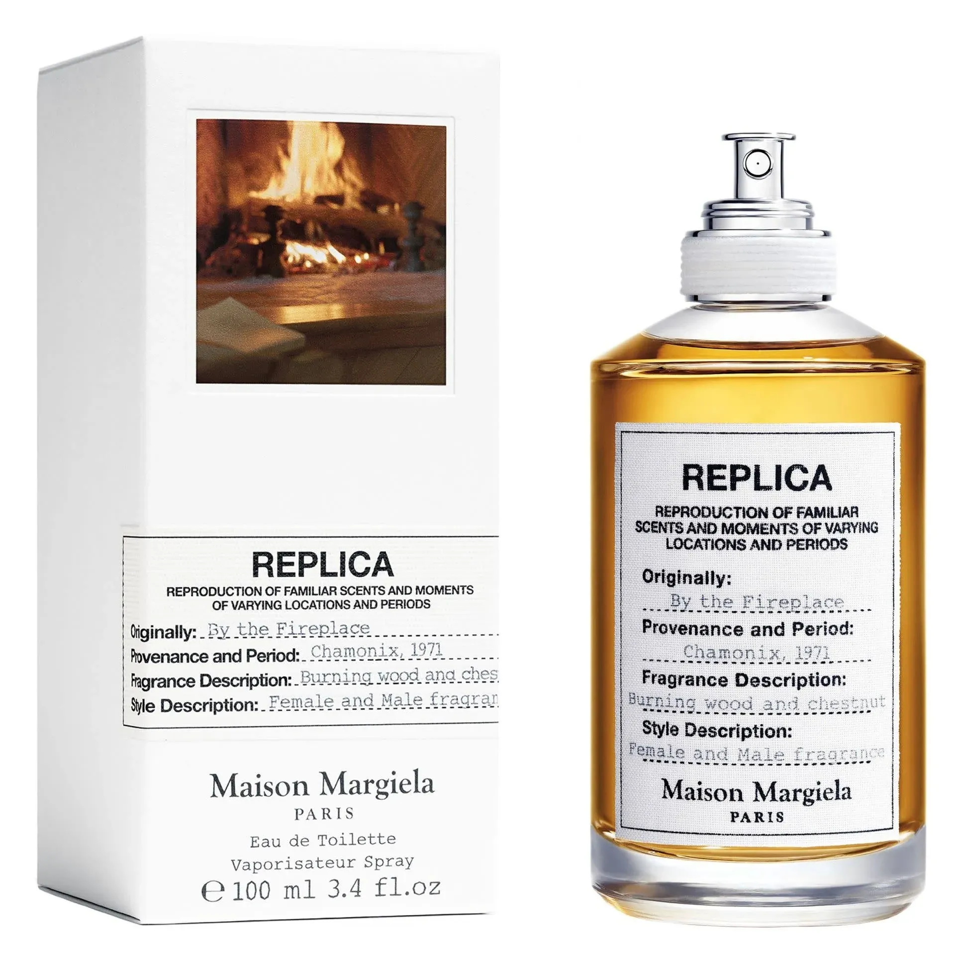 Replica by The Fireplace by Maison Margiela Eau de Toilette Spray (Unisex) 3.4 oz for Female