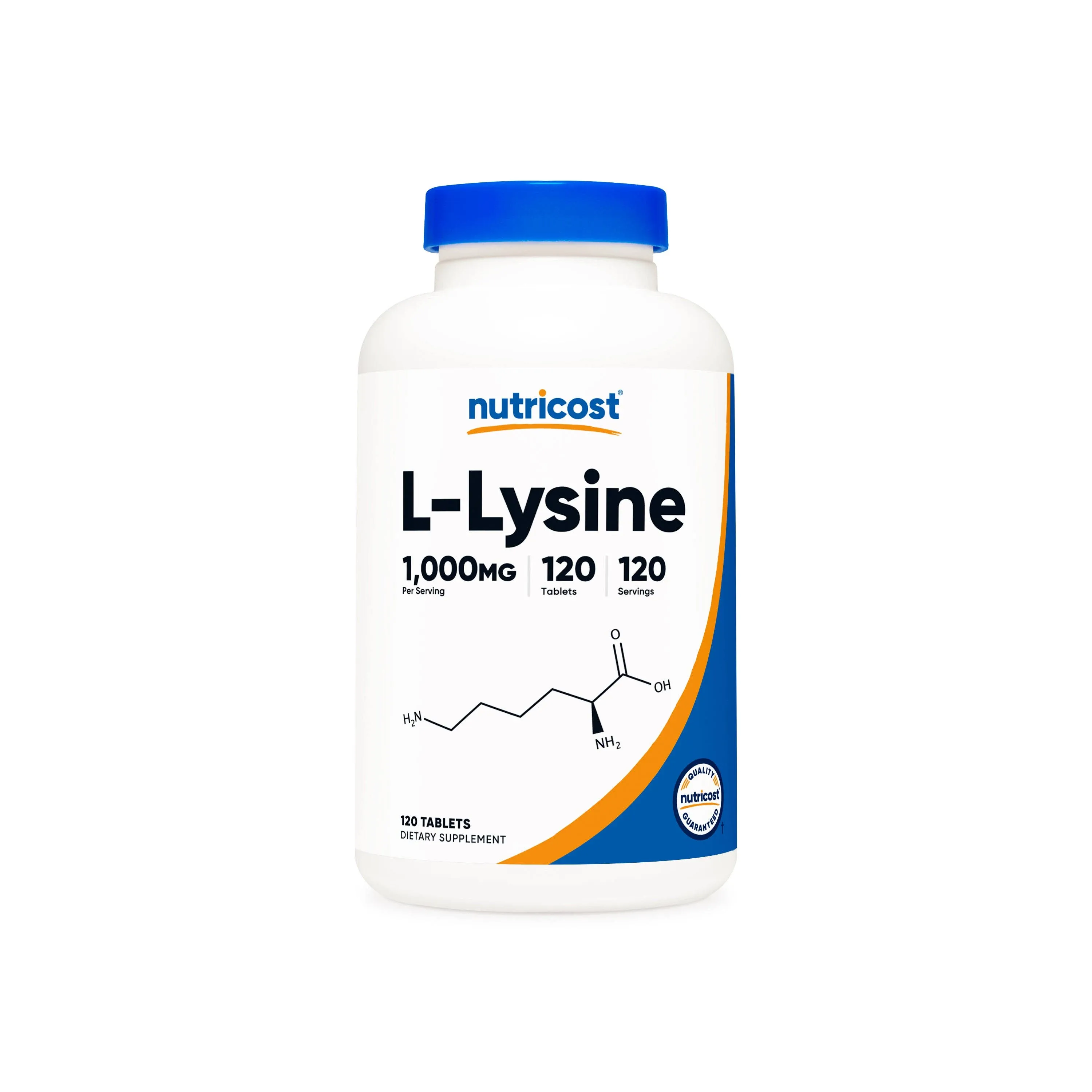 Nutricost L-Lysine Tablets 120 Tablets