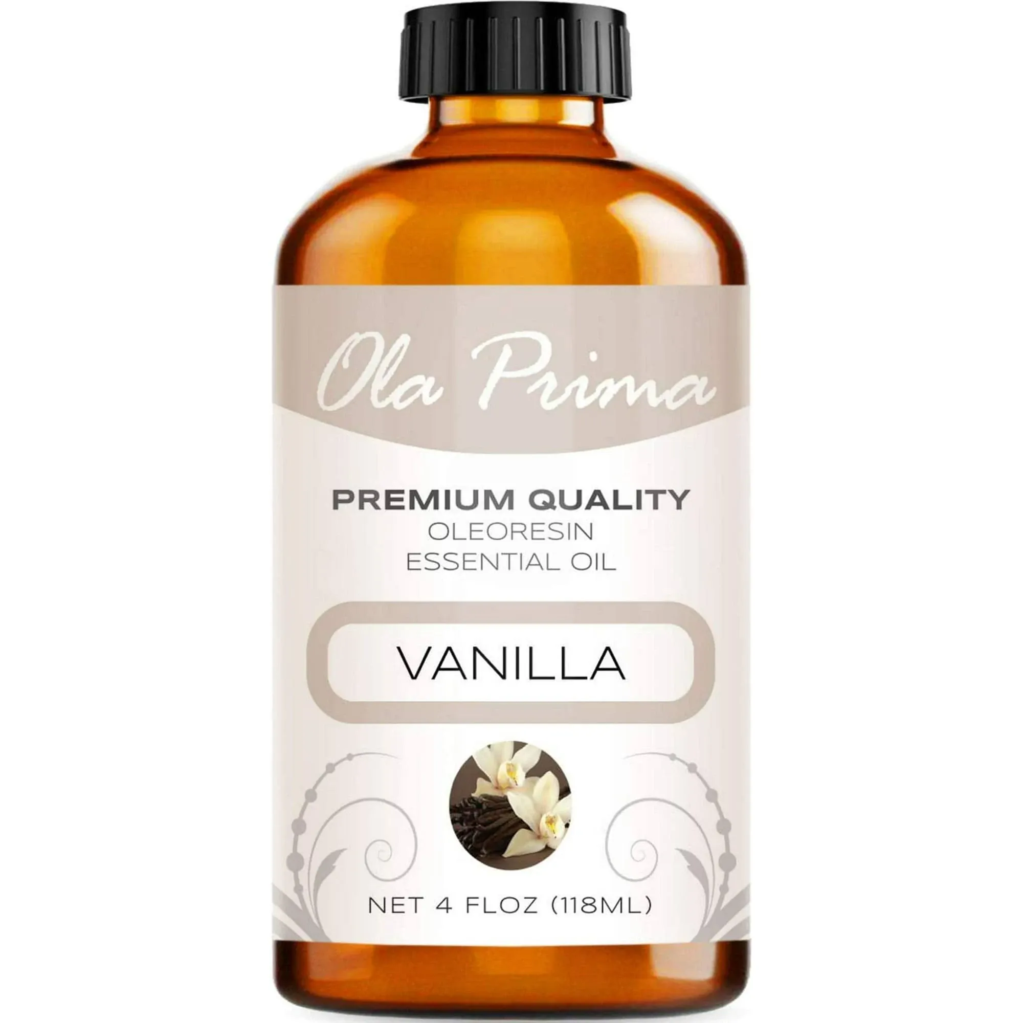 Ola Prima Oils 16oz - Vanilla Essential Oil - 16 Fluid Ounces