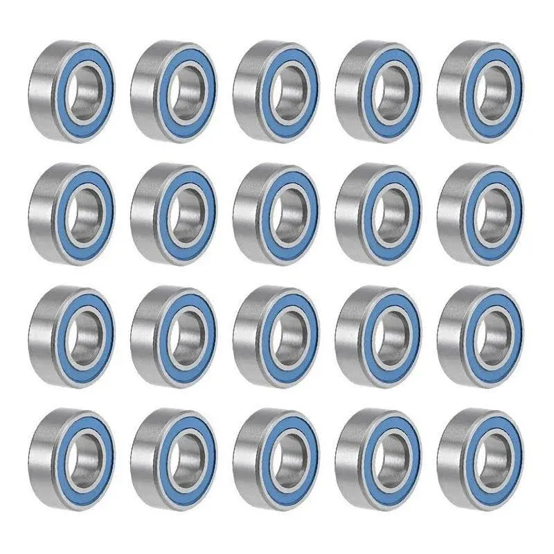 uxcell Mr126-2rs Ball Bearings Z2 6x12x4mm Double Sealed Chrome Steel 10pcs