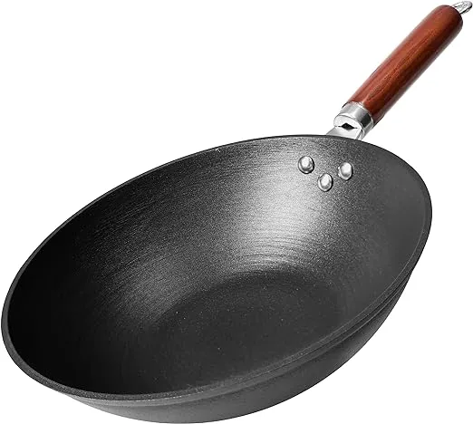 21st & Main 11 Inch Lightweight Cast Iron Wok