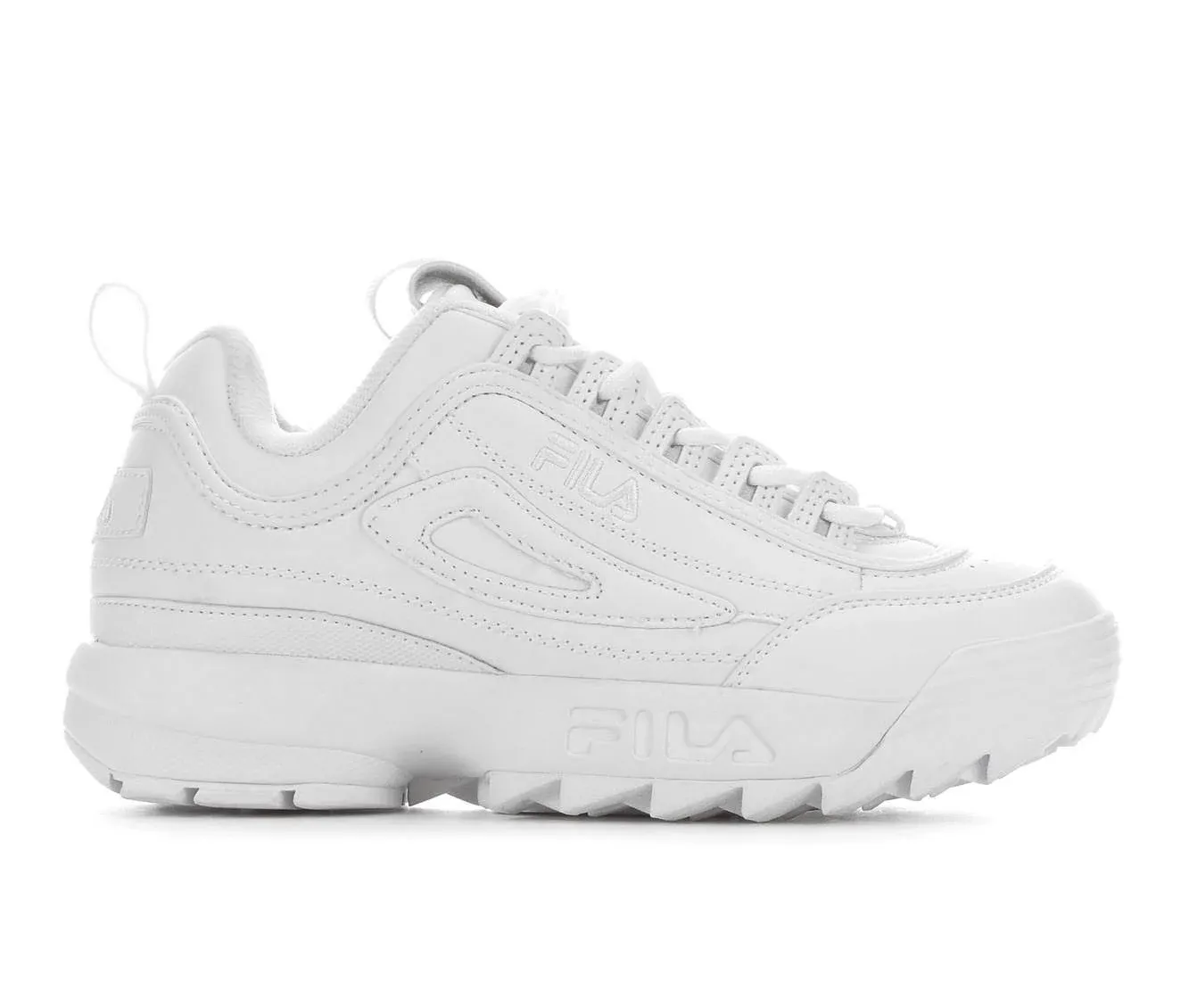 White Fila Disruptor II Size 6.5