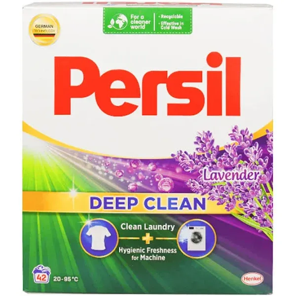 Persil Lavender Deep Clean Laundry Detergent Powder 2.52kg - 42 Washes