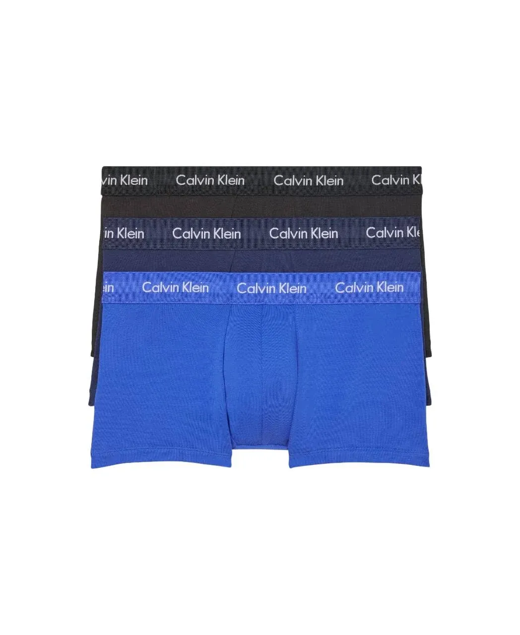 Calvin Klein Cotton Stretch Wicking 3 Pack Low Rise Trunk NB2614