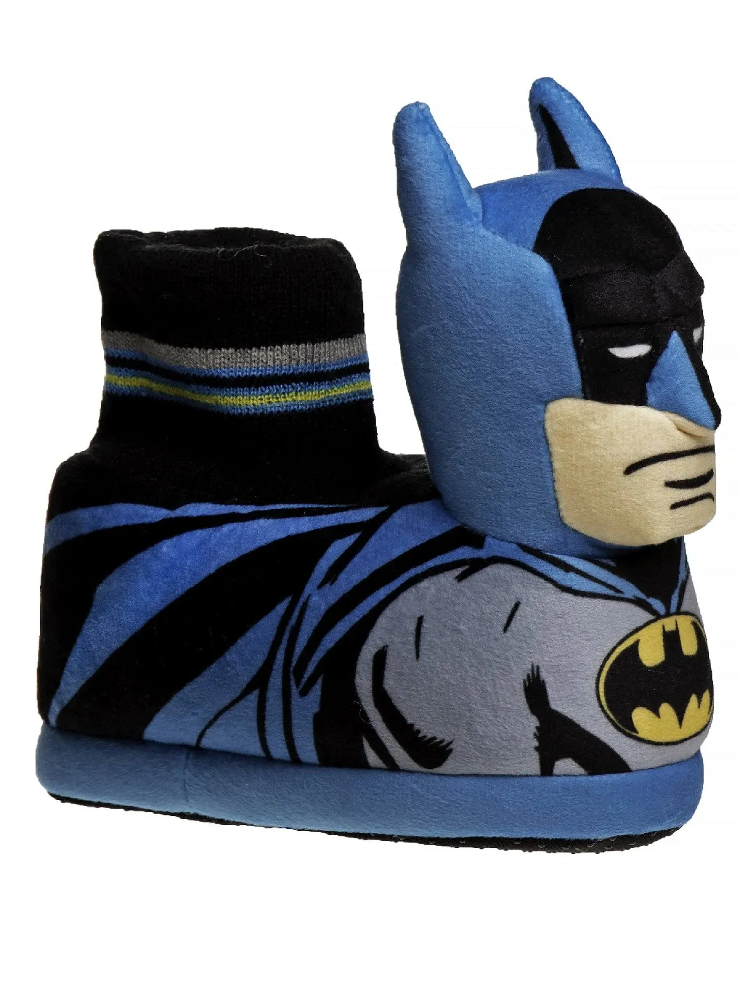 DC Comics Batman Boys Boys Slippers - Blue Black, 9-10