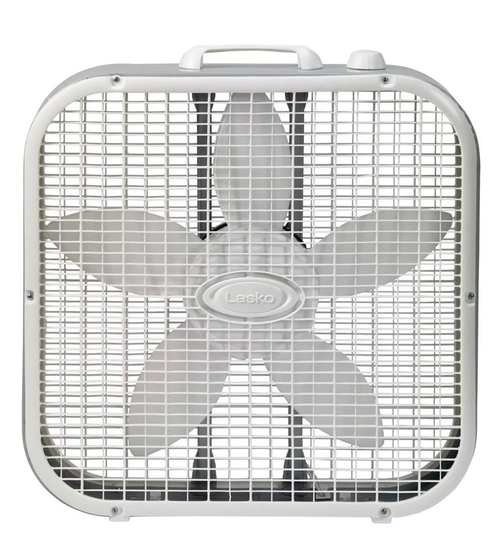 Lasko 20" Box 3-Speed Fan, White