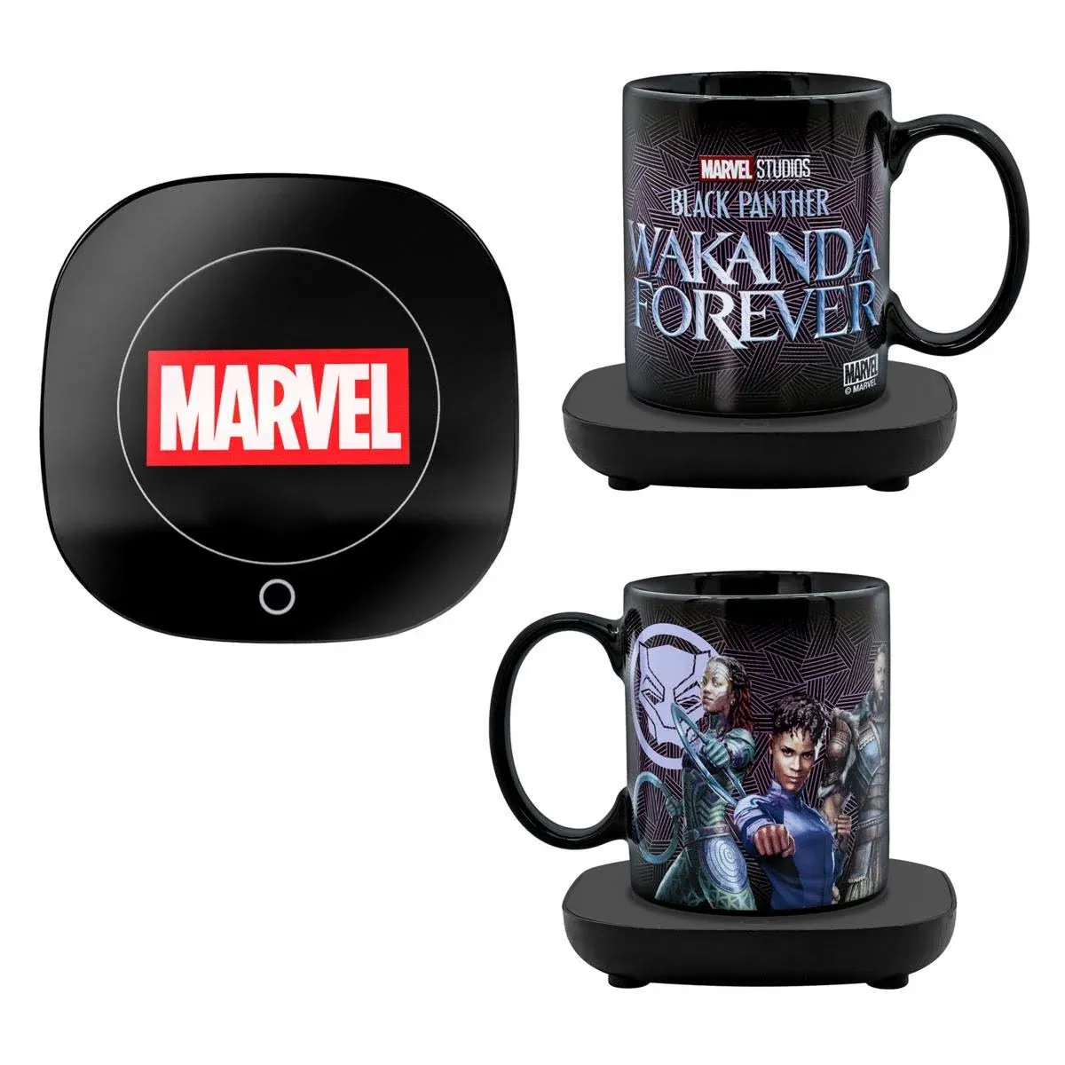 Marvel Black Panther 12oz Mug Warmer Set