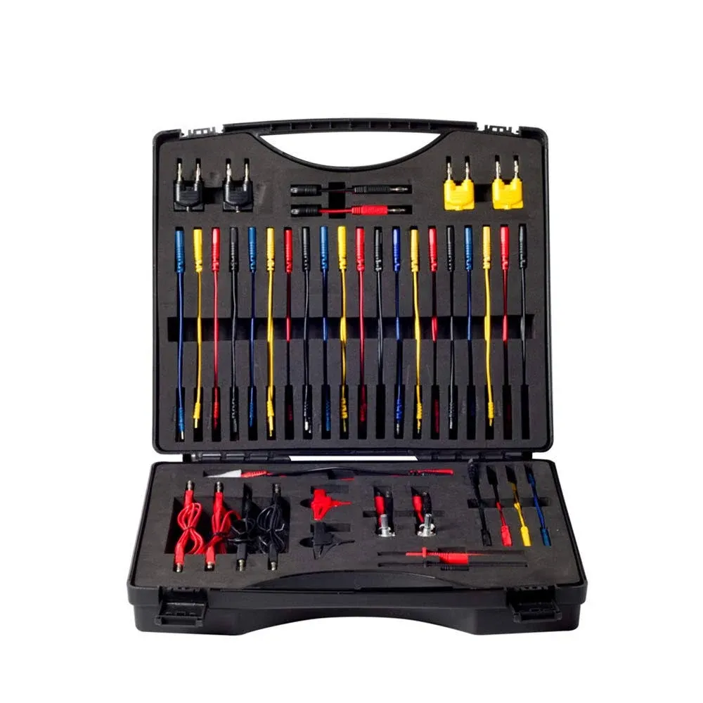 Outzone Automotive Test Lead Kit 92 Pieces Electrical Testers Auto Diagnostic Tools Wire Connectors Adapter Cables Set