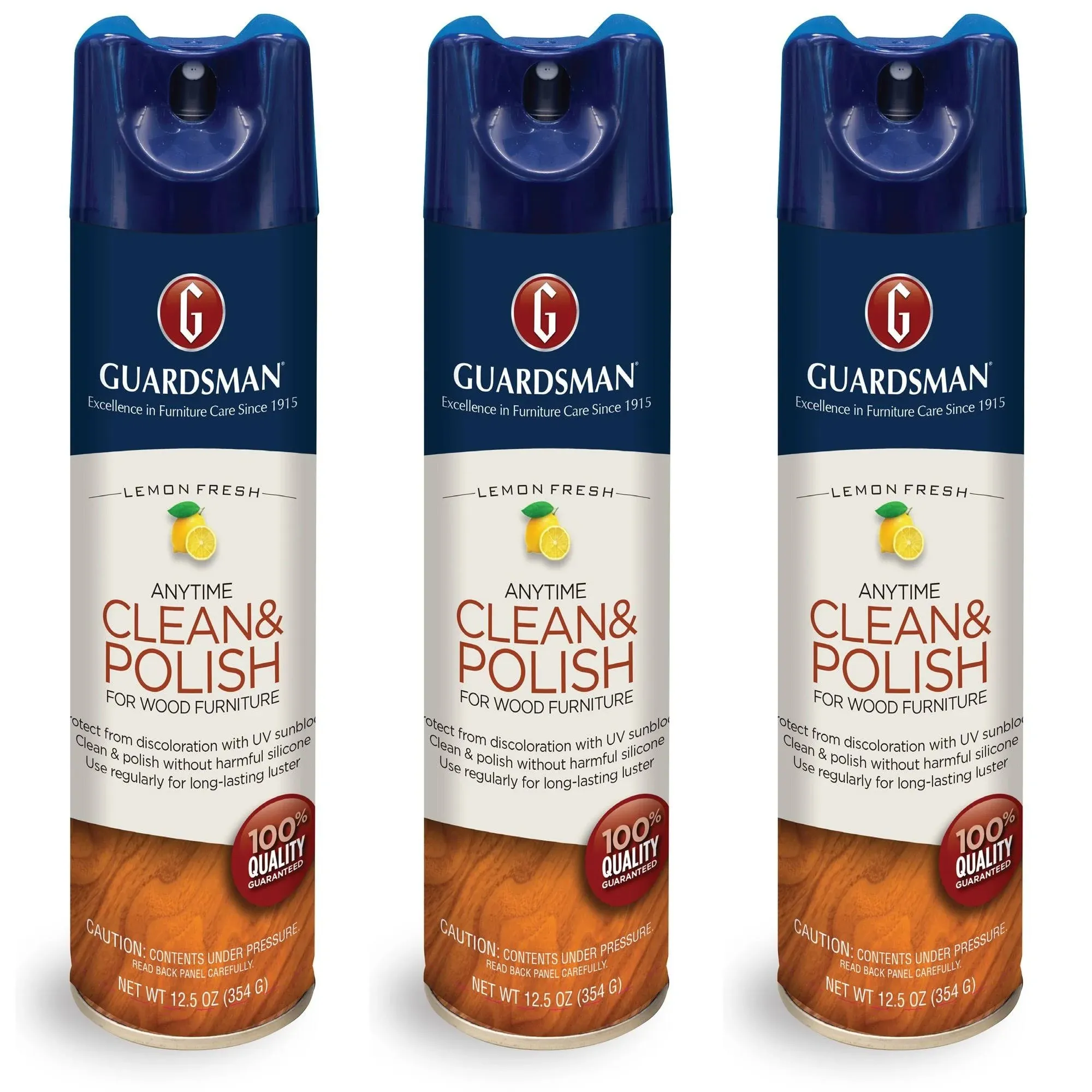 Guardsman 460303AZB Clean & Polish for Wood Furniture-Silicone Free, UV ...