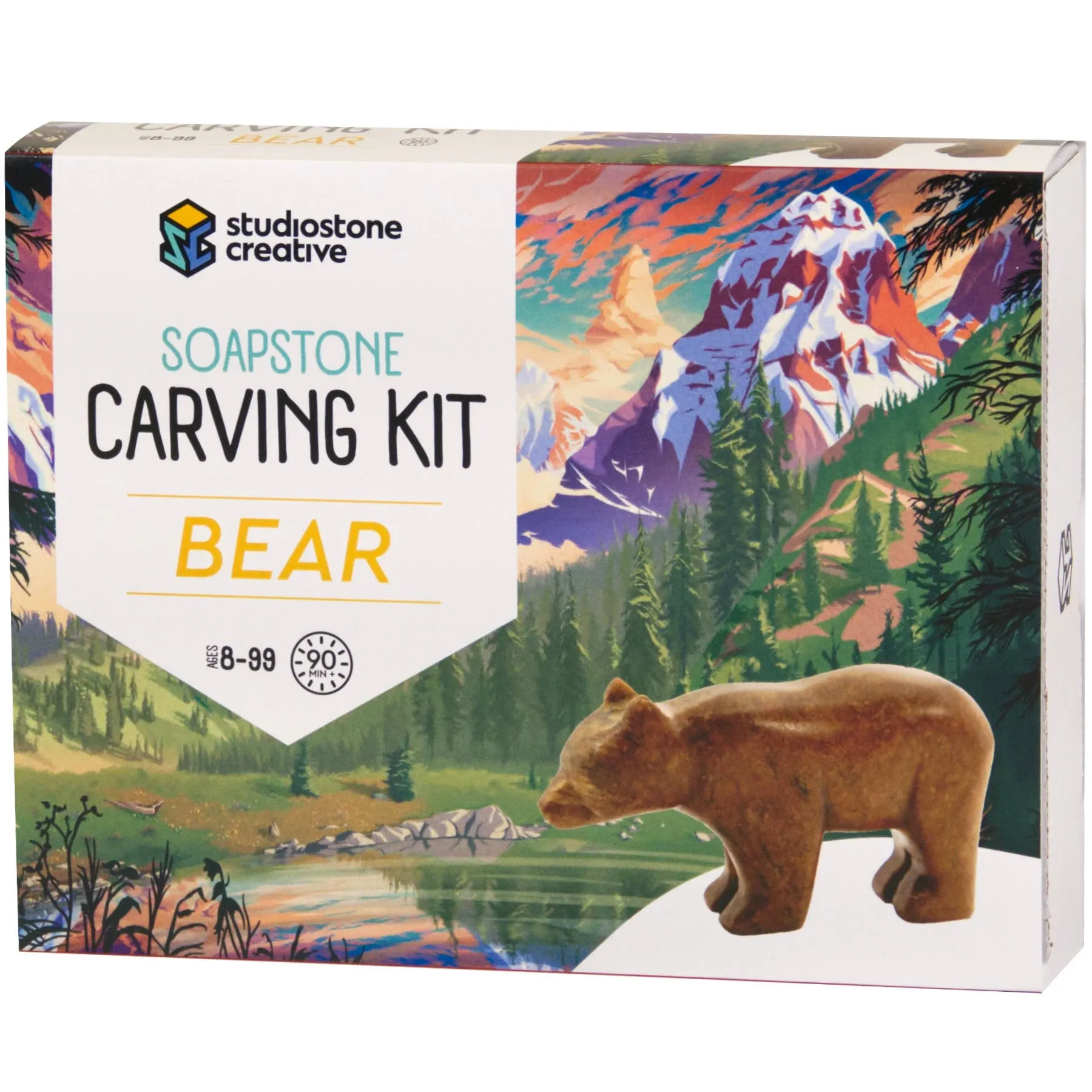 Studiostone: Bear Soapstone Carving Kit