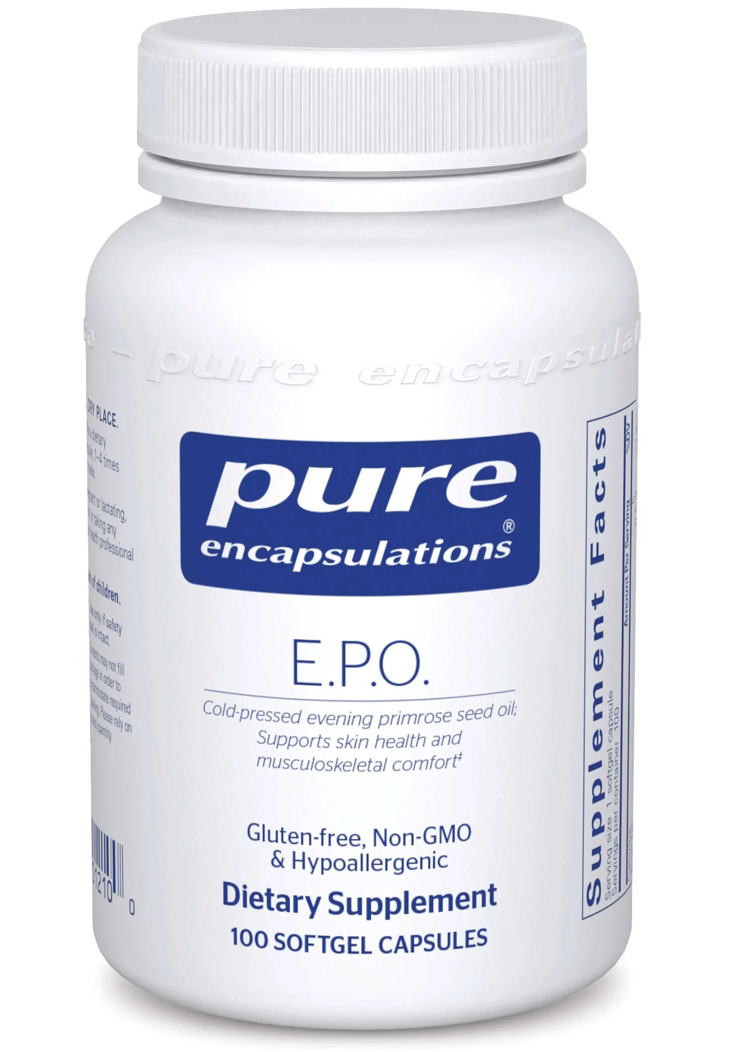 Pure Encapsulations - E.P.O. - Evening Primrose Oil, 100 Softgels