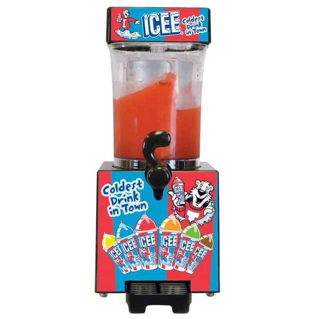 iscream Genuine ICEE Brand Counter-Top Sized ICEE Slushie Maker - Spins Your Pre-Chilled Ingredients with Your Ice into ICEE Slushies!