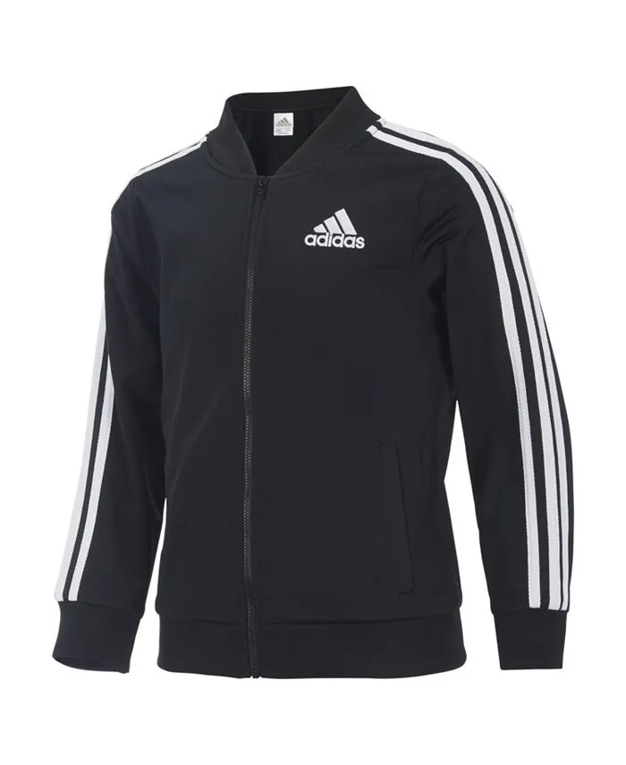 Adidas Tricot Bomber Jacket (Extended Size) Black S+ Kids