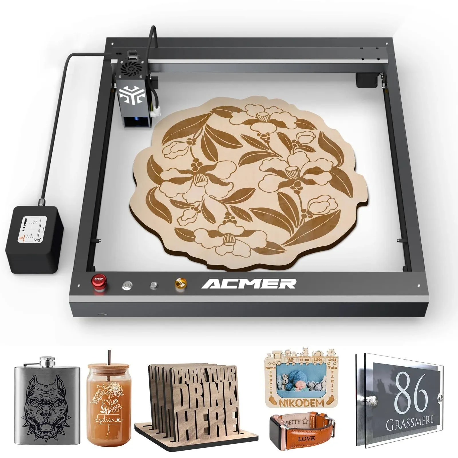 ACMER P2 20w Laser Engraving Cutter Machine EU / P2