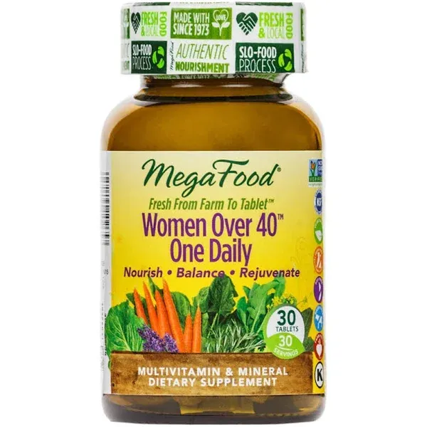 MegaFood Women Over 40 One Daily Multivitamin, Tablets - 30 count