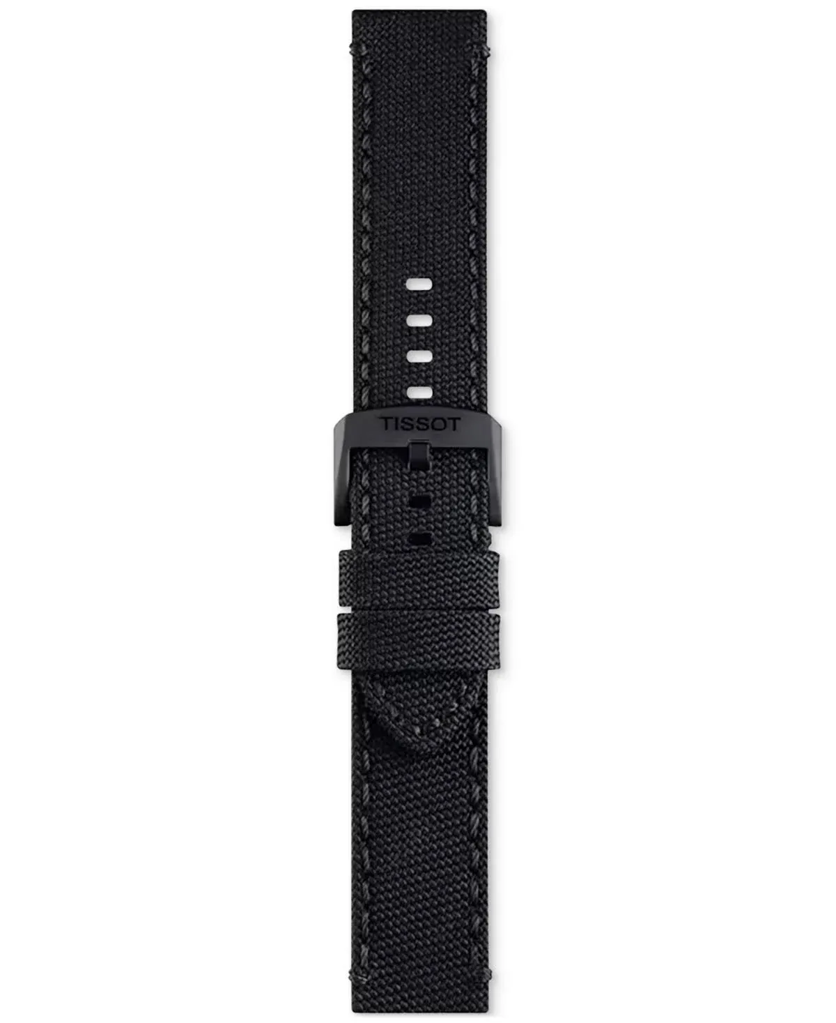 Tissot Official Black Fabric Strap Lugs 22mm