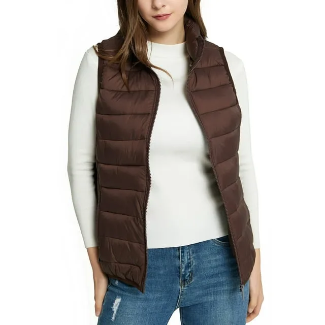 Alpine Swiss Jodie Womens Puffer Vest Lightweight Packable Quilted Vest Jacket