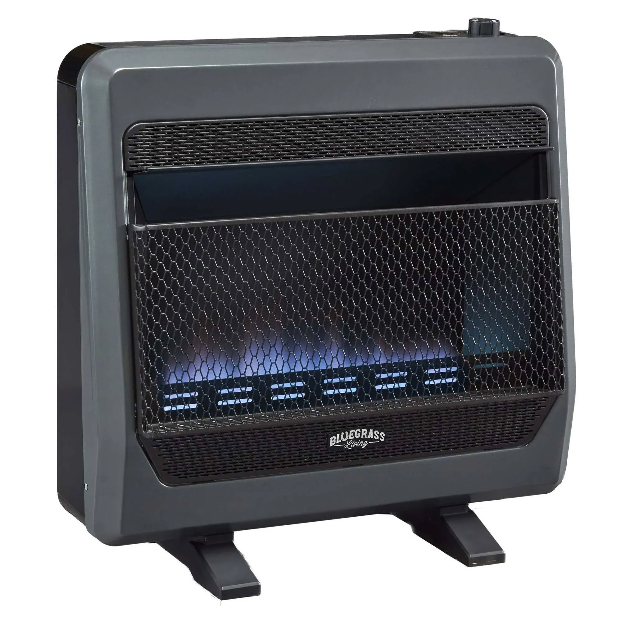 Bluegrass Living 30,000 BTU Natural GAS Vent Free Blue Flame GAS Space Heater ...