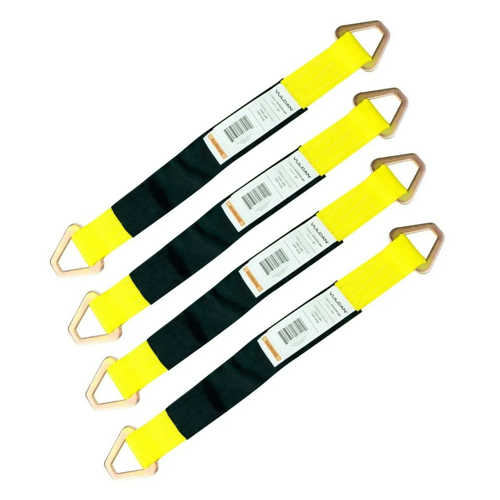 Vulcan Tie Down Axle Straps with Wear Pads