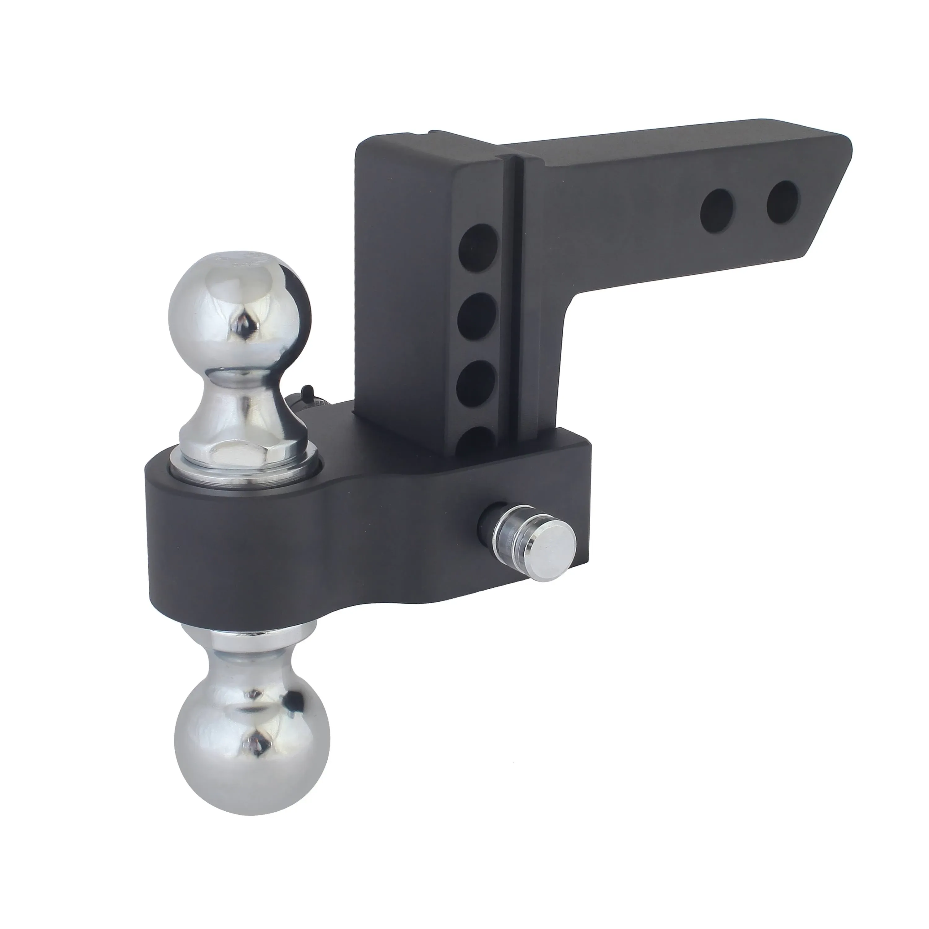 Trailer Valet Blackout Series 10K Drop Hitch 2&#034; 2-5/16&#034; 0-4&#034; Drop