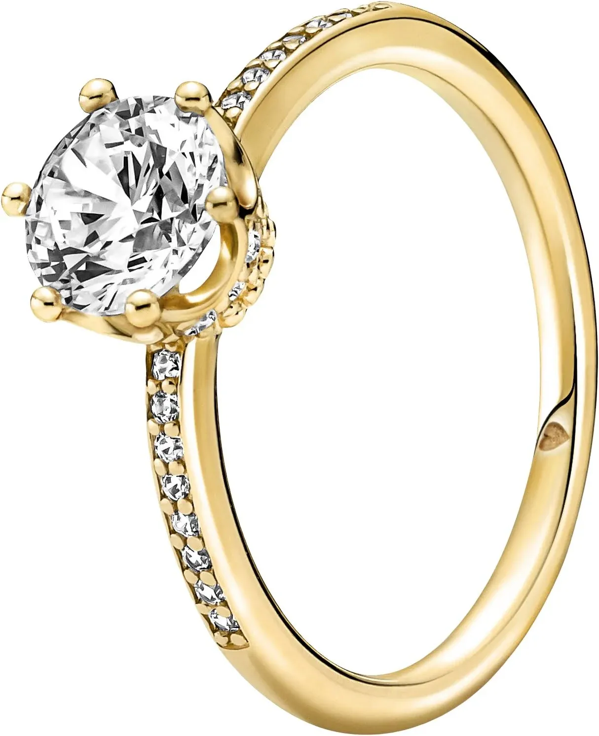 Pandora Sparkling Crown Solitaire Ring