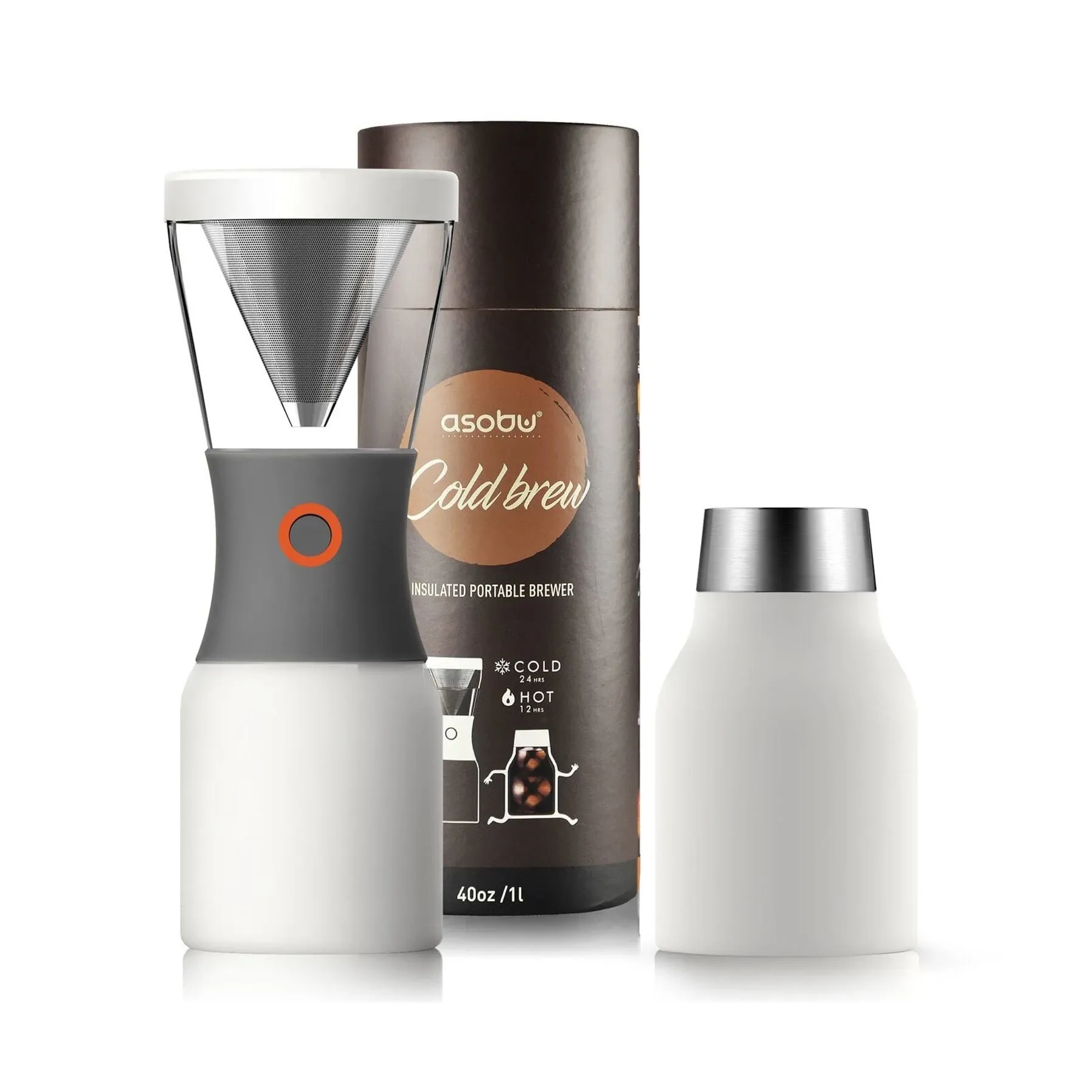 White Cold Brew Coffee Maker by ASOBU®