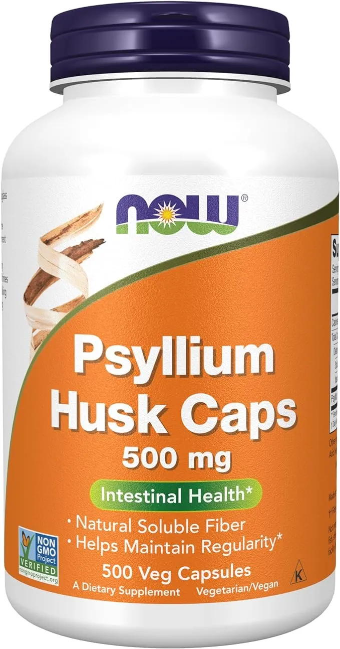 NOW
           Psyllium Husk Caps -- 500 mg - 500 Veg Capsules
        
        
        
        
        
          
          SKU #: 733739059727
          
            Shipping Weight:
              0.82 lb
            
          
          
        