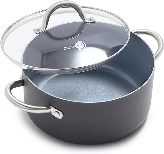 GreenPan Lima Non-Stick 5 qt. Hard Anodized Ceramic Casserole