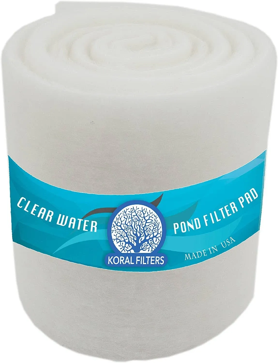 Koral Filters Aquarium Filter Pad Media Roll - Dye Free - 12 Inches by 72 Inches ...