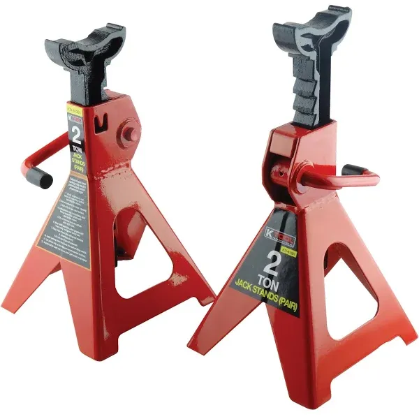 K Tool International KTI61201 - 2 Ton Jack Stands (Pair)