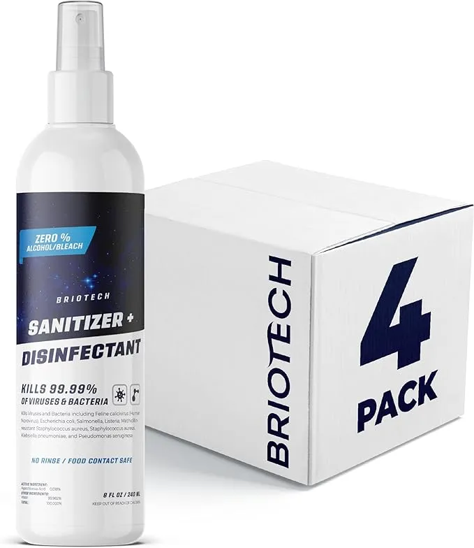 BRIOTECH Sanitizer + Disinfectant