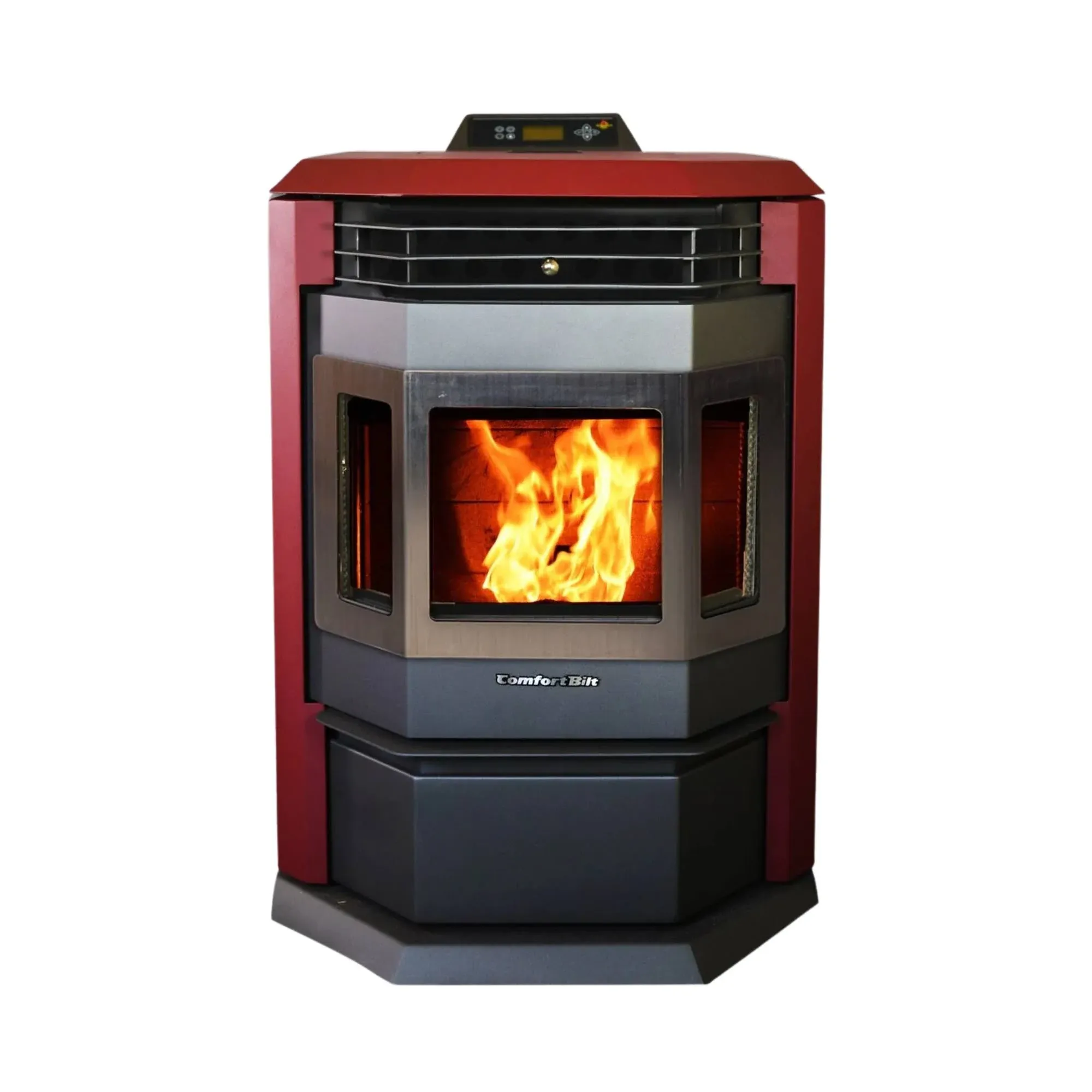 ComfortBilt HP22SS Pellet Stove, Burgundy