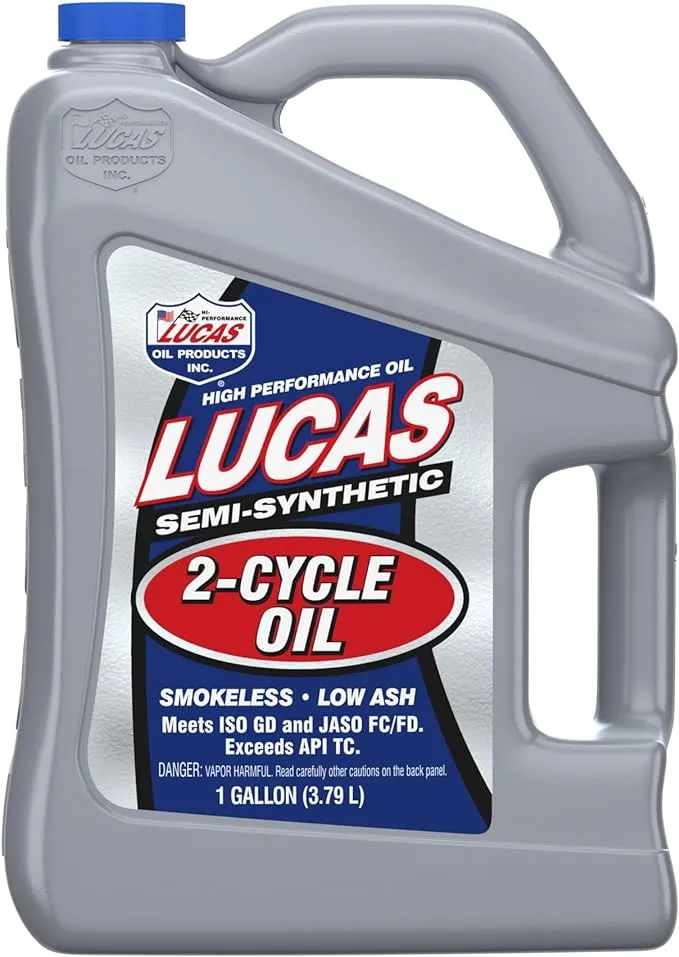 Lucas Semi-Synthetic 2-Cycle Oil - 4 gal jug 