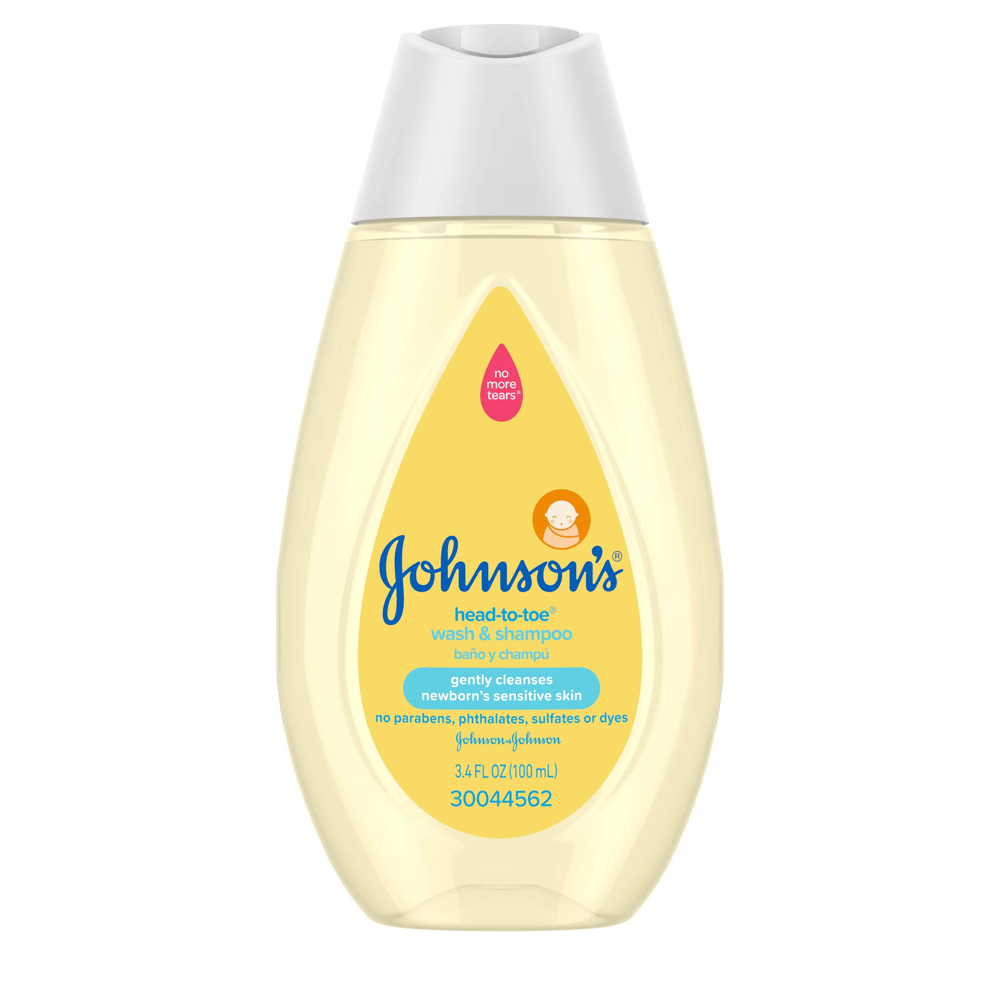 Johnsons Head-to-Toe Wash & Shampoo, Newborn - 3.4 fl oz