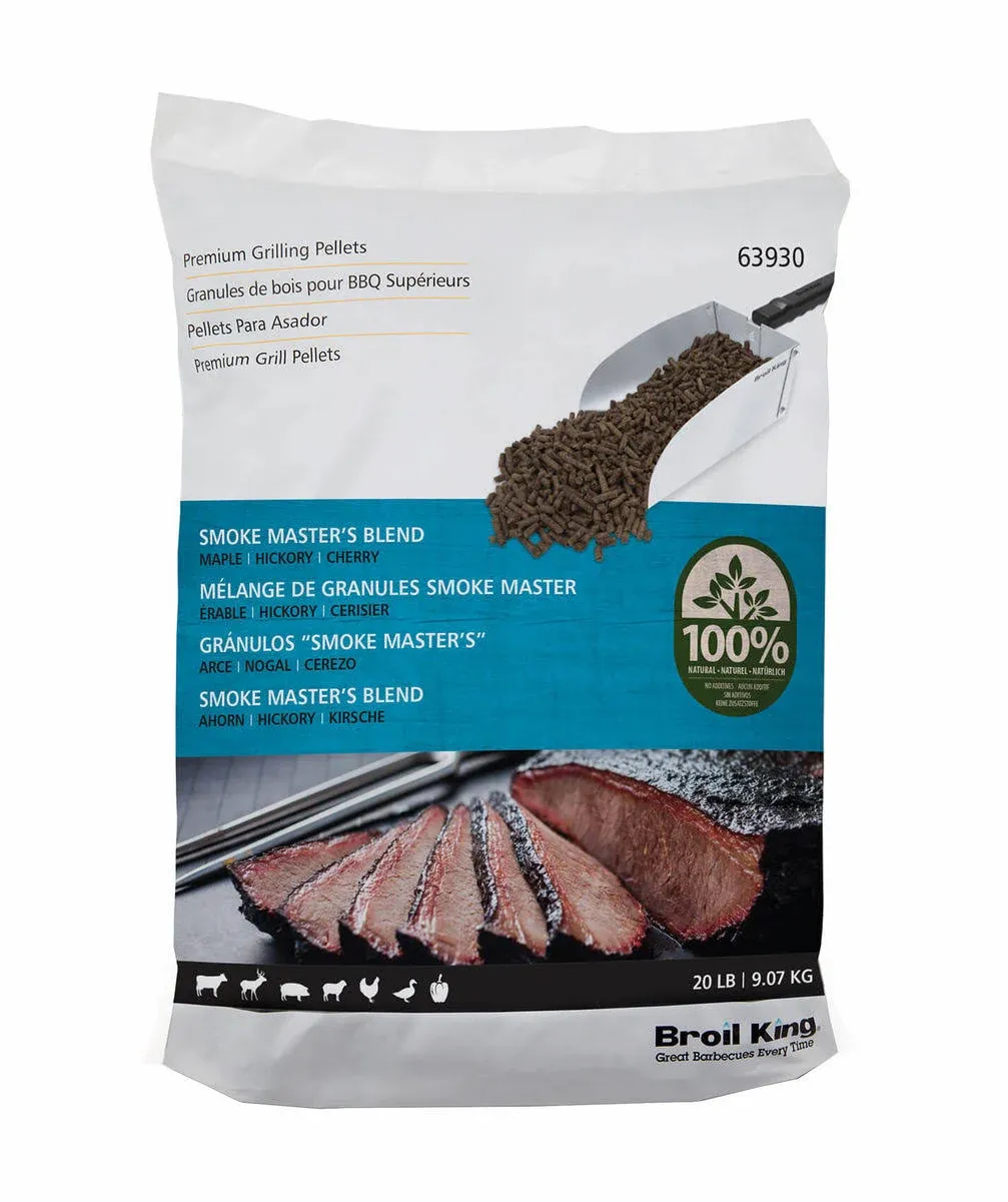 Broil King 20 Lb. Maple, Hickory, & Cherry Smoke Master's Blend Wood Pellet